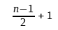 Położenie wyrazu środkowego w ciągu arytmetycznym