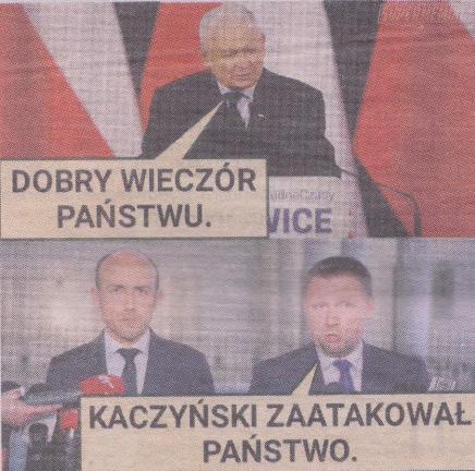 Kaczyński zaatakował państwo