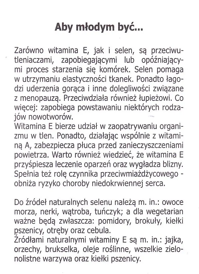 By młodym być