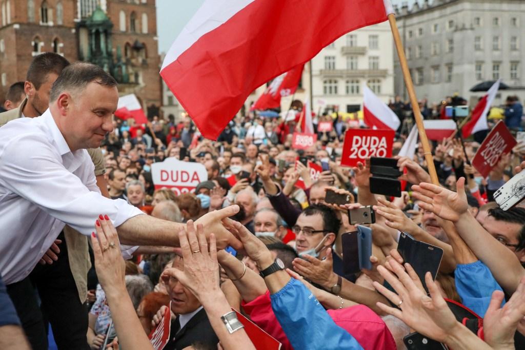 Prezydent RP Andrzej Duda Kraków 21.06.2020 r.-5
