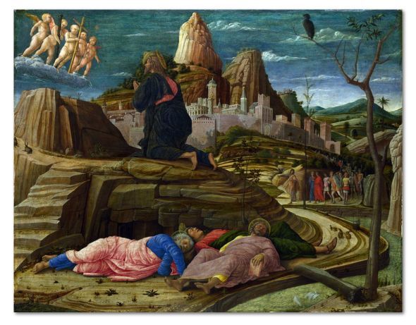Modlitwa Jezusa w Ogrójcu, Andrea Mantegna