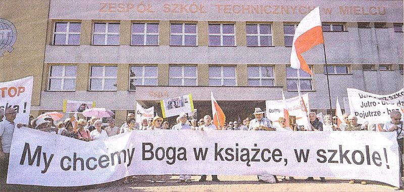 My chcemy Boga w książce, w szkole