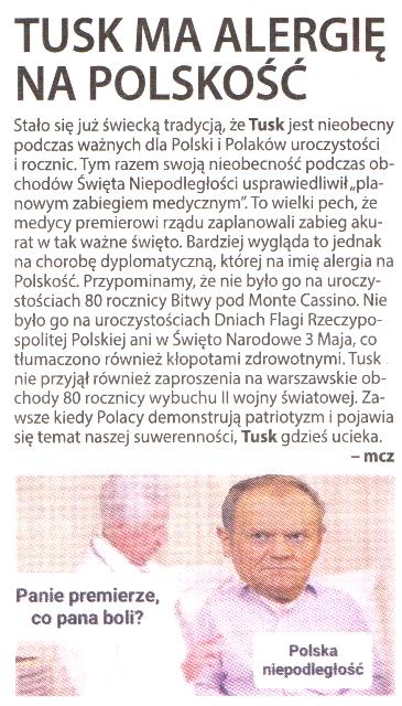 alergię na polskość