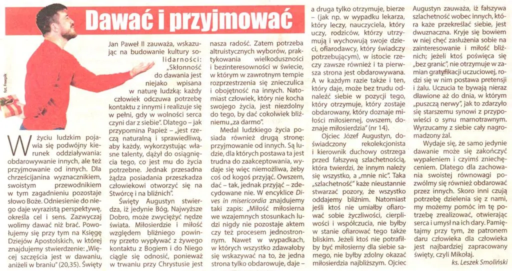 Dawać i przyjmować