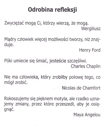 Odrobina refleksji