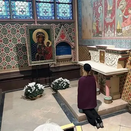 Prezydentowa Marta Nawrocka w Notre Dame