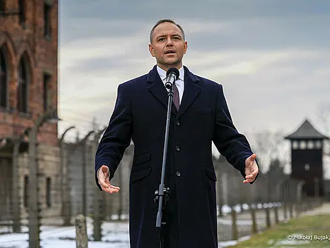 Prezydent RP Karol Nawrocki w KL Auschwitz-Birkenau