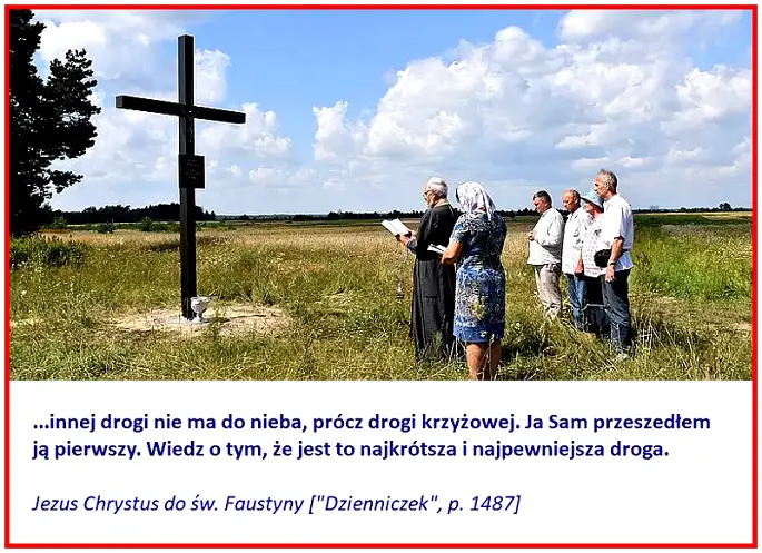 Dawna polska kolonia Sunia nad Horyniem na Wołyniu - poświecenie odnowionego krzyża