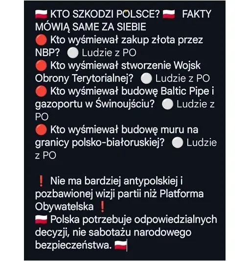 Kto szkodzi Polsce