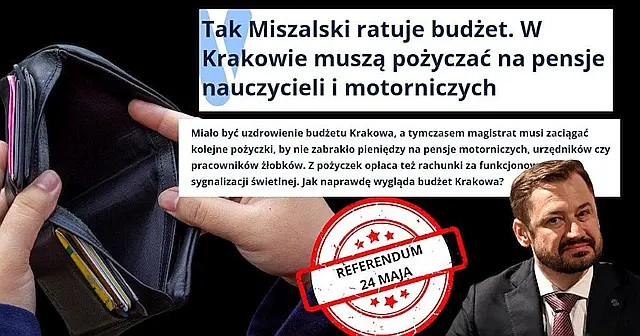 Gospodarka finansami Krakowa przez p. Miszalskiego