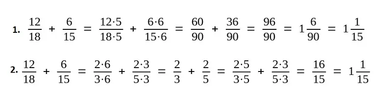 Ułamki - przykład1-2
