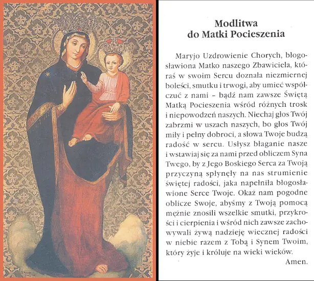 Modlitwa do Matki Pocieszenia