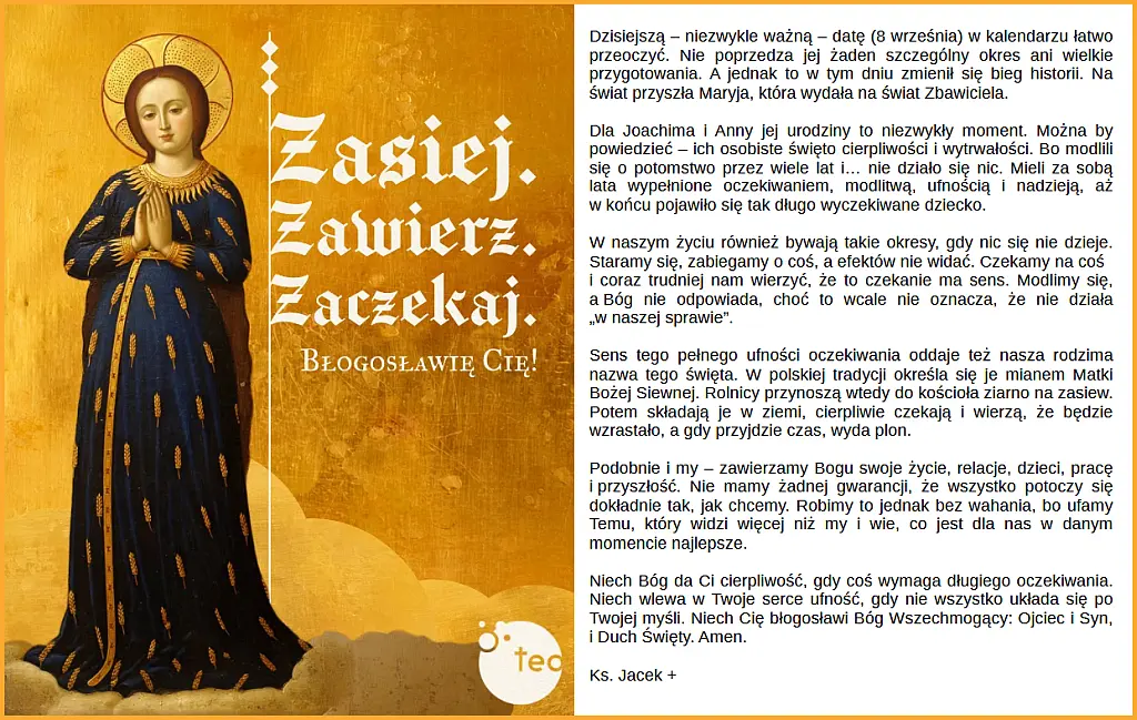 Święto Narodzenia NMP