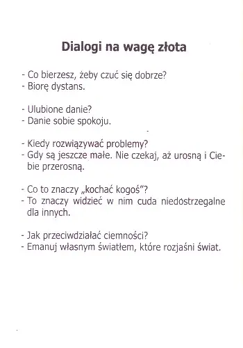 Dialogi na wagę złota