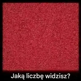 Jaką liczbę widzisz?