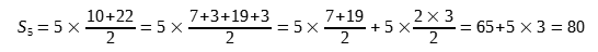 Suma wyrazów ciągu arytmetycznego 4