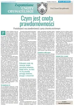 Czym jest cnota prawdomówności