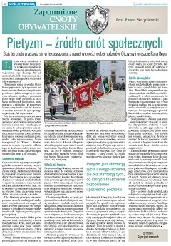 Pietyzm - źródło cnót społecznych