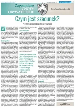 Czym jest szacunek?