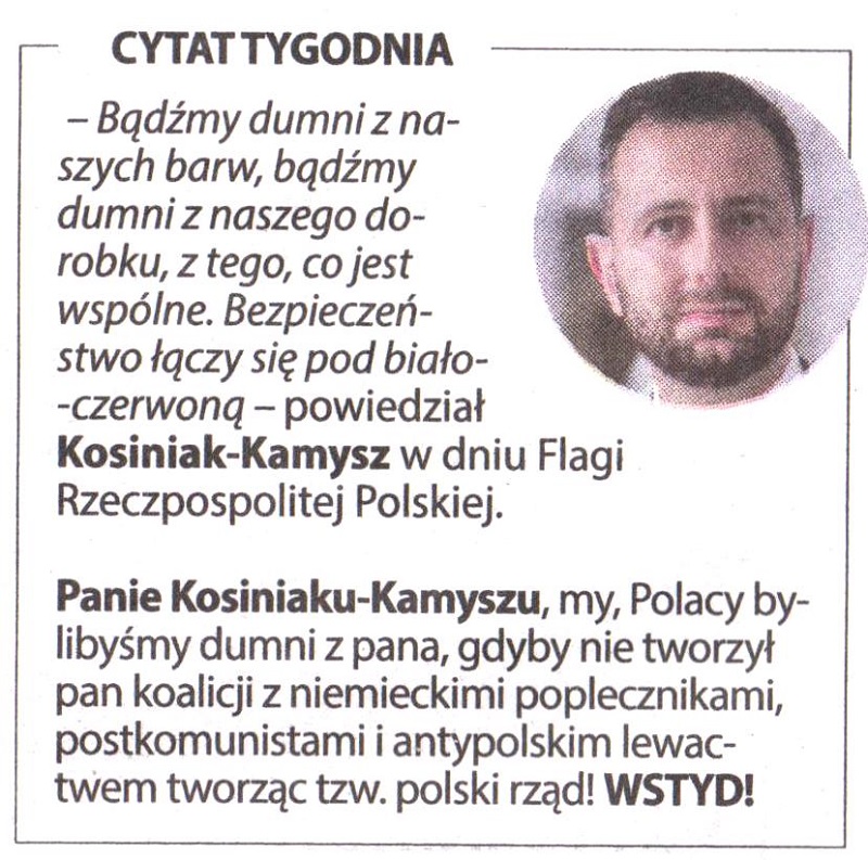 źródło: "Warszawska Gazeta", nr 19 (928), 2025, str. 2 cytat_wg-19-928-2025