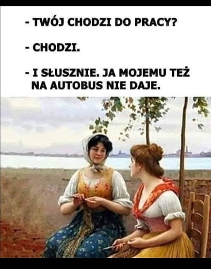 Chodzi do pracy