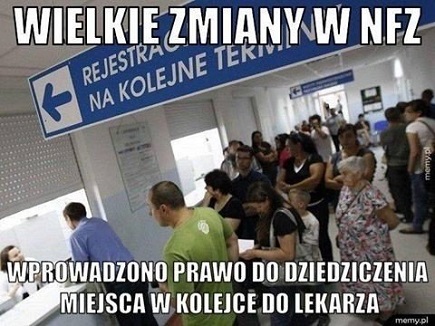 Prawo do dziedziczenia miejsca w kolejce do lekarza