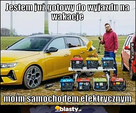 Wjazd elektrykiem na wakacje