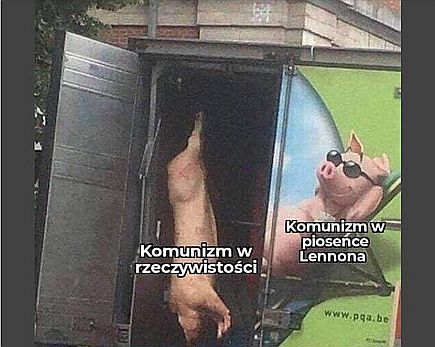 Komunizm w realu a Lennon