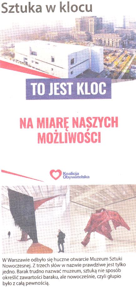 Sztuka w klocu