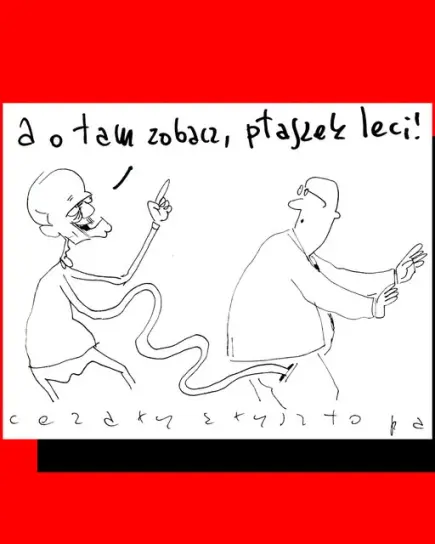 A tam ptaszek leci