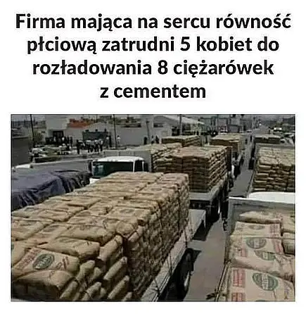 Źródło: FB Cement i równość płci