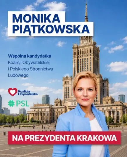 Kandydatka na prezydenta Krakowa z Warszawy