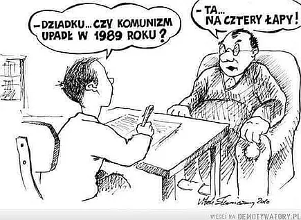 Komunizm upadł w 1989...