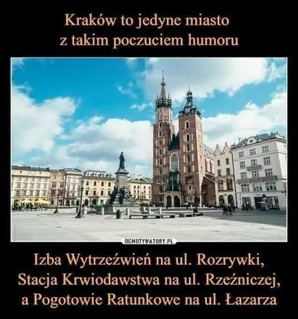 Źródło: FB Kraków - miasto z poczuciem humoru