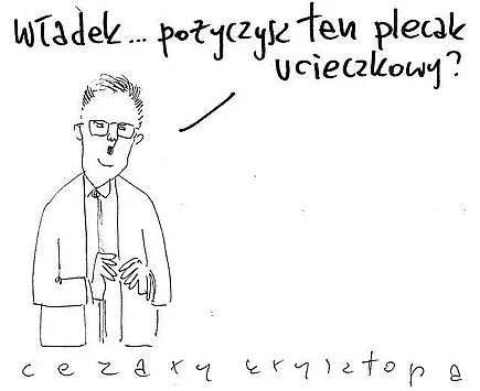 Źródło: FB Plecak ucieczkowy