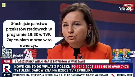 Żródło: niezalezna.pl Przekazy rządowe w neo-TVP