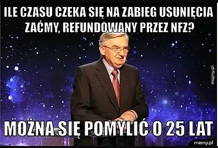 Refundacja zaćmy przez NFZ