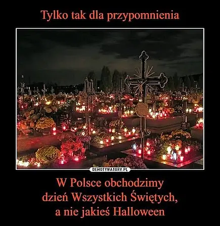 Źródło: FB Obchodzimy Wszystkich Świętych, nie Halloween
