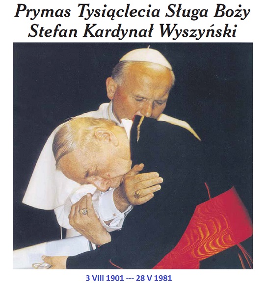 Prymas Tysiąclecia Stefan Kardynał Wyszyński z Janem Pawłem II