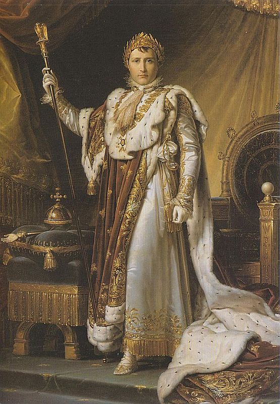 Napoleon w stroju koronacyjnym