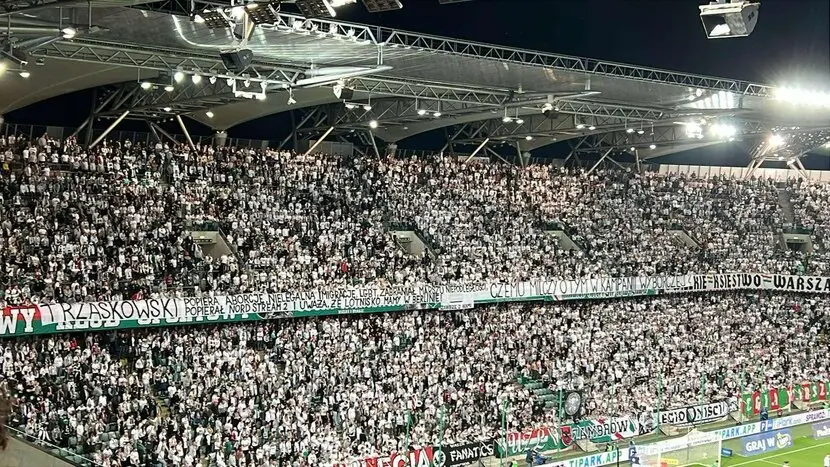 Trzaskowski... na stadionie Legii Warszawa