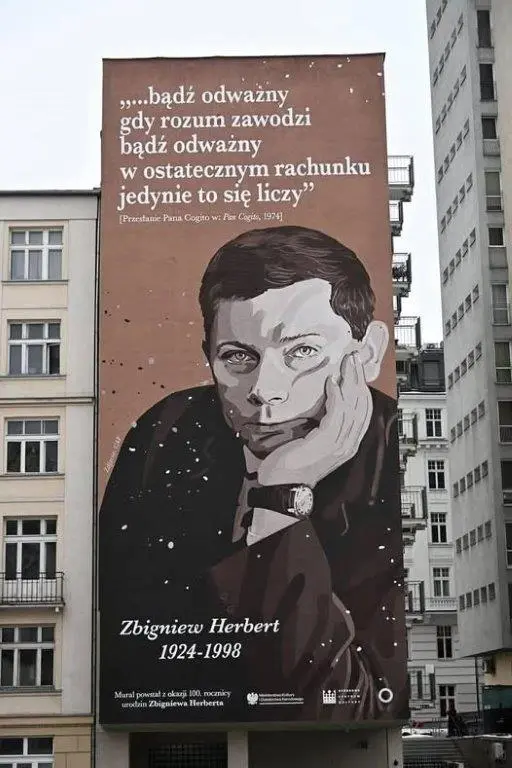 Mural "Zbigniew Herbert"