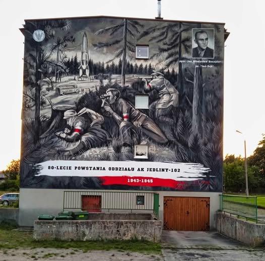 Mural AK w Wierzchucinie