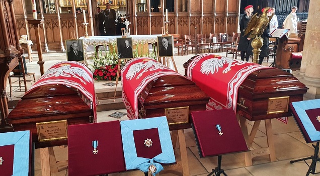 Pogrzeb w Polsce prezydentów RP na emigracji