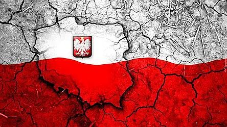 Polska flaga i kraj