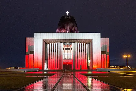 Iluminacja Świątyni Opatrzności Bożej