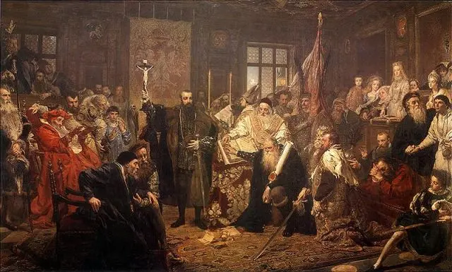 Unia Lubelska - Jan-Matejko